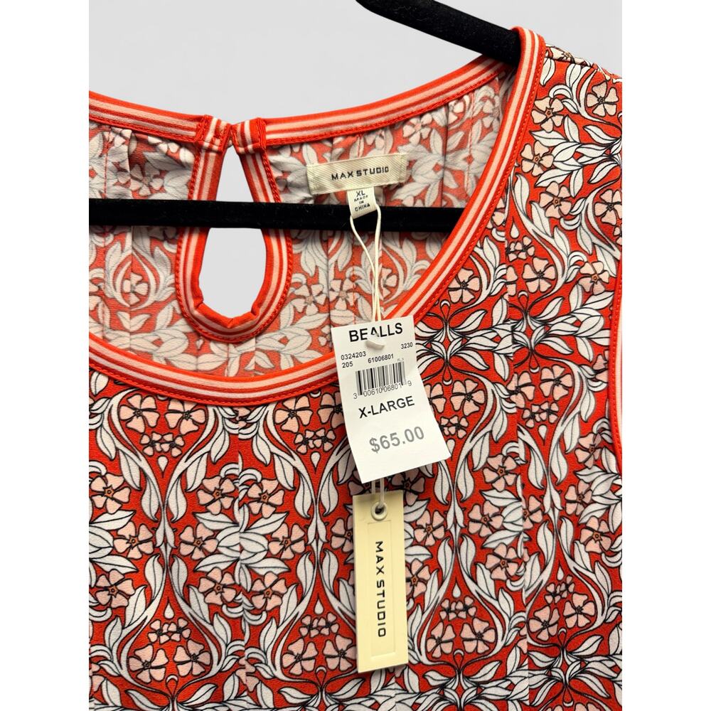 NWT Max Studio Sleeveless Printed Swing Dress XL - Picture 10 of 14